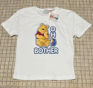 Vintage Baby Tee T Shirt Winnie The Pooh Medium White NWT Disney Deadstock - Picture 1 of 13