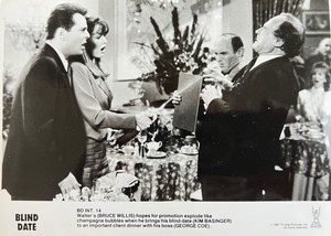 Press Photo - "Blind Date" - Bruce Willis, Kim Basinger, George Coe - USA 1987