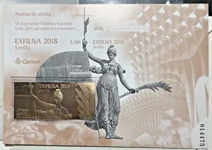 ESPAÑA - PRUEBA FILATÉLICA N.º 139 - 2018 - EXFILNA 2018. SEVILLA - Imagen 1 de 8