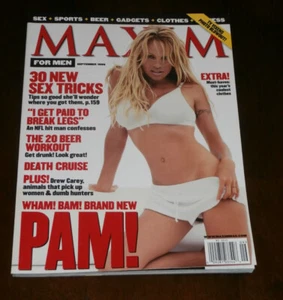 SEPTEMBER 1999 MAXIM MAGAZINE #21 PAMELA ANDERSON COVER - Picture 1 of 1