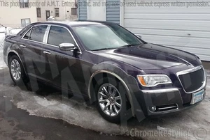 CHROME PILLAR POST COVERS FOR CHRYSLER 300 2011-2023 (6PC SET) - Picture 1 of 4