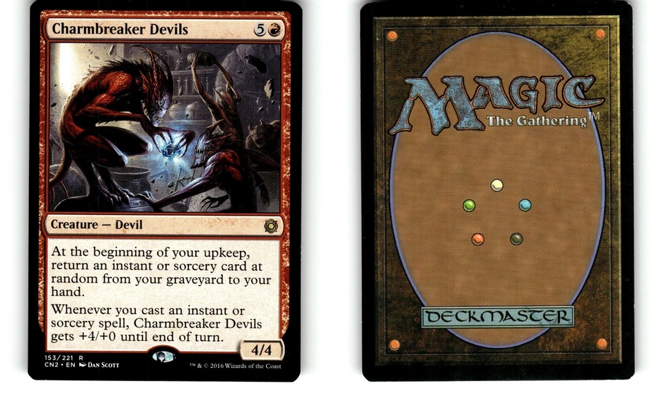 MTG Conspiracy: Take the Crown Charmbreaker Devils CN2 153/221 R NM/MT - Image 1 of 1