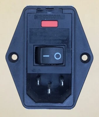 CORCOM PE0S0DLXC AC Power Entry Modules 10A DUAL FUSE VERTICAL MOUNT - Image 1 of 4