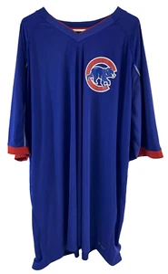 Chicago Cubs Men's Majestic Cool Base Jersey Shirt Vented Blue Size 4XLT Tall - Picture 1 of 5