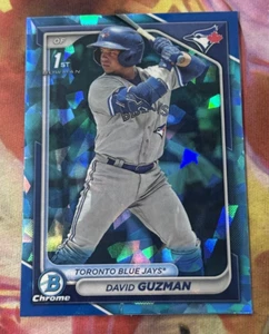2024 Bowman Sapphire Edition Chrome Prospects #BCP-114 David Guzman Rookie RC - Bild 1 von 2