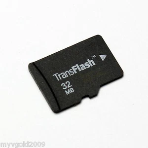 32MB MicroSD Card TF Card Genuine TransFlash Card 32MB non HC