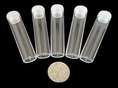 2ml Plastic Test Tube Vials. Internal Push Cap. Test Tube Container Craft Powder - Image 1 of 4
