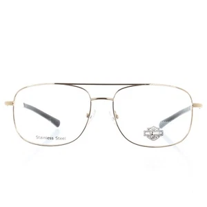 Harley Davidson HD0822 Gold 032 Metal Aviator Optical Eyeglasses Frame 61-17-150 - Picture 1 of 4