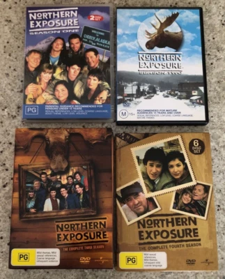 NORTHERN EXPOSURE SEASONS 1 to 4 - 16 DISCS 63 EPISODES - 4x DVD SETS - AS BELOW - image 1 of 4