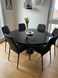 Set di 6 sedie per soggiorno Connubia by Calligaris antracite -CONDIZIONI OTTIME - Foto 1 di 6