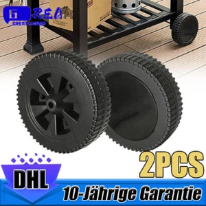 2 Stück Grillräder Kunststoffräder Universell für BBQ-Grills Die Meisten DE - Bild 1 von 17