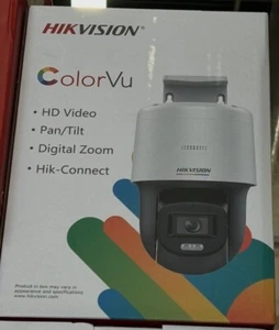 Hikvision PTZ 4MP ColorVu DS-2DE3A400BW-DE(S5) IP Camera Mic Speaker PoE - Picture 1 of 1