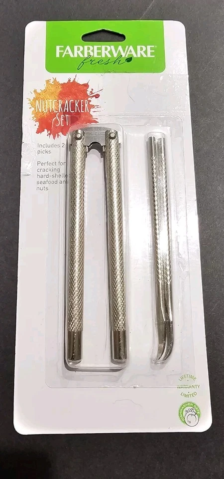 Farberware Fresh Classic Nutcracker Set W 2 Picks! For Shelled Seafood/nuts NIP - Image 1 of 4