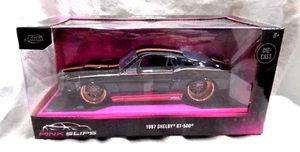Jada 1:24 PINK SLIPS Diecast ~ 1967 SHELBY GT-500 ~ Black #54118 - Picture 1 of 9