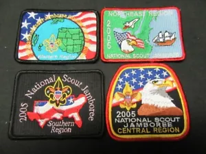 National Jamboree 2005 lote de 4 parches regionales BM9 - Imagen 1 de 1