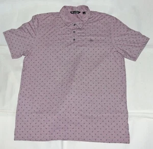 Travis Mathew Men's Short Sleeve Golf Polo Geometric Shirt Size XL - Picture 1 of 7