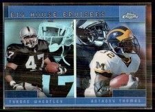 2001 Topps Chrome Combos Tyrone Wheatley/Anthony Thomas #TC8
