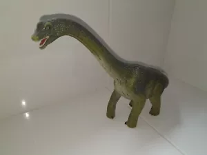 Schleich Brachiosaurus Dinosaurierfigur grün langer Hals im Ruhestand 8 x 12 Zoll sehr guter Zustand - Bild 1 von 4