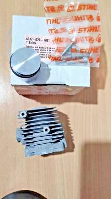 STIHL HS82R/ HS81R/C PETROL HEDGE CUTTERS, PISTON + POT KIT 34MM 4237-020-1201 - Image 1 of 4
