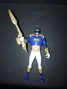 POWER RANGERS Super Mega Force blue light up pop up poitrine torso 2013 Bandaï - Picture 1 of 2