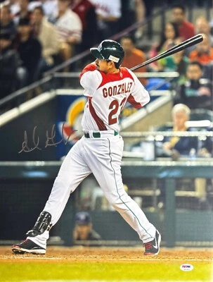 Фотография Адриана Гонсалеса с автографом 16x20 Mexico Dodgers PSA 6A53802 - Изображение 1 из 2