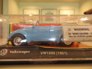 1:43 Neu Ray 1951 Volkswagen 1200 blau offen TOP - Bild 1 von 2