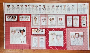 Happy Nurse Fabric Panel by Loralie Harris (2006) - Cotton  - 23” x 44” - Uncut - Picture 1 of 5