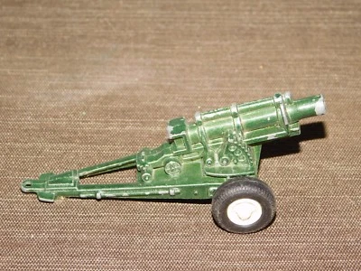 VINTAGE USA TOY 3 1/2" LONG TOOTSIETOY METAL HOWITZER CANNON - Image 1 of 4