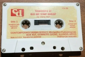 Vintage Stage Makeup Contemporary Drama Service cassette Dana Nye old age look - Picture 1 of 12