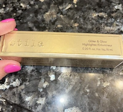 Stila Monarch PINK Glitter & Glow Highlighter. 0.20 fl. oz. / 6 ml.  ~ NIB $ HTF - Image 1 of 4