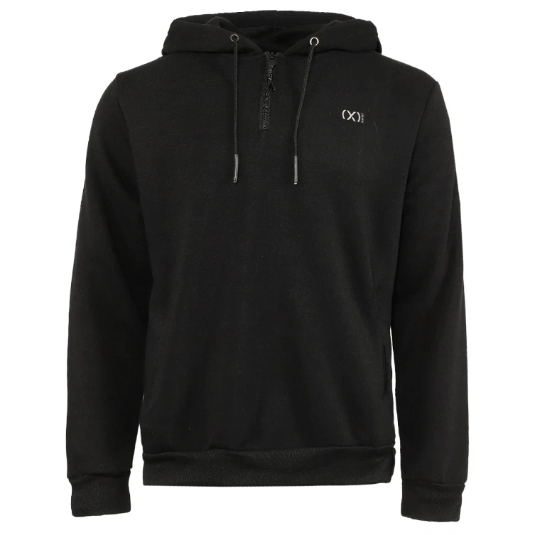 Sudadera con Capucha 2(X)IST Para Hombre 1/4 Cremallera Polar M L Negra Gris Atlética Nueva MS$50 Foto 1 de 1