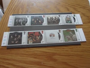 2020 QUEEN (POP GROUP) FULL SET 8 MINT STAMPS WITH C1 ON TABS MNH ROYAL MAIL - Picture 1 of 2