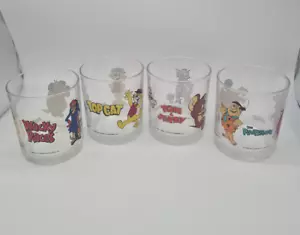 Vintage Hanna-Barbera Duo Penotti Tumblers Glasses Cartoon Network 1996 - Picture 1 of 16