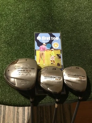 King Cobra Ladies SZ Offset Woods Set (D, 3W, 5W) Aldila HM Tour 50g Graphite - Image 1 of 4