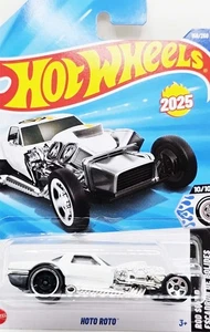 HOT WHEELS HOTO ROTO WHITE ROD SQUAD 10/10 FACTORY SEALED CARD 158/250 NEU 2025 - Bild 1 von 2