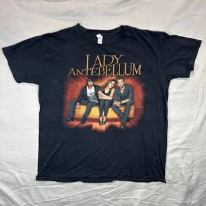 Lady Antebellum Band 2010 Tour Grafik T-Shirt Herren L schwarz Konzert Musik USA - Bild 1 von 6
