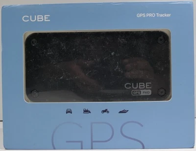 Cube GPS Pro Vehicle Tracker Magnetic Mount Rechargeable Battery Tested CIB - Image 1 of 4
