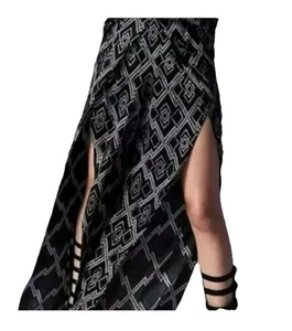 Pantalones de diseñador SASS & BIDE de crepé dividido con diamante estático (S) - Imagen 1 de 5