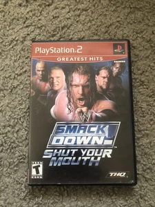 WWE SmackDown Shut Your Mouth (Sony PlayStation 2) SOLO custodia, artwork e manuale - Foto 1 di 4