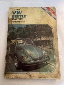Vintage Clymer VW Beetle 1961-1979 Shop Manual Volkswagen Karmann Ghia SC Book - Picture 1 of 2