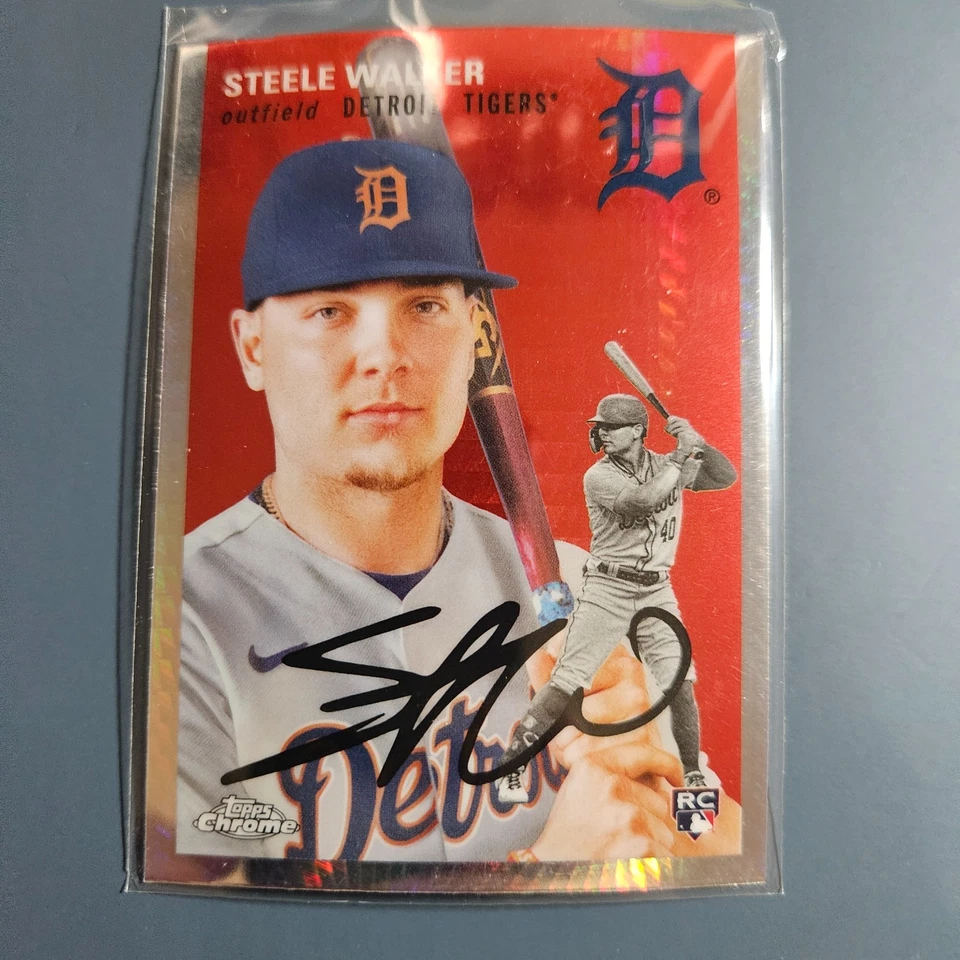 2023 Topps Chrome Platinum Steele Walker Prism Refractor #70 Tigers RC - Image 1 of 1