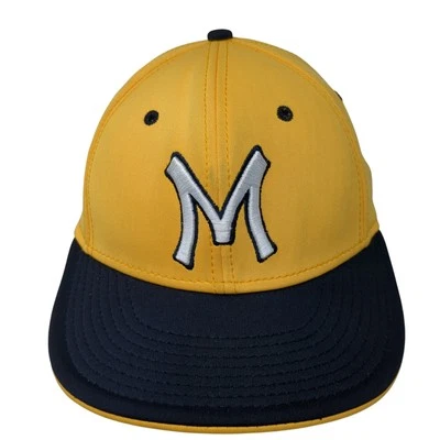 Gorra de béisbol ajustada M Warriors amarilla 7 ligera bordada The Game Pro Foto 1 de 4