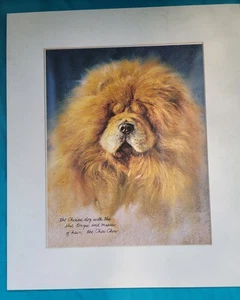 Ancien cadeau d'art pour chien oeuvre d'art animalière Chow Chow Rien Poortvlie bureau à domicile  - Photo 1/8
