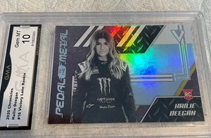 HAILIE DEEGAN 2020 CHRONICLES VICTORY LANE PEDAL ROOKIE RC # 16 GRADED 10 L@@@K - Picture 1 of 2