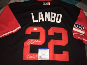 Jake Lamb Signed Arizona Diamondbacks Jersey Nickname Superstar PSA/DNA - Picture 1 of 4
