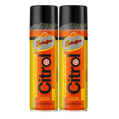 SCHAEFFER'S SPECIALIZED LUBRICANTS Citrol Multi-Purpose Cleaner & Degreaser (2 x 16oz Cans) #266 Schaeffer's Oil