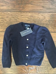 Nuevo con etiquetas Suéter Cárdigan Ralph Lauren Polo Azul Marino Abotonado Niñas Nuevo - Imagen 1 de 1