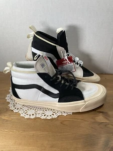 VANS Sk8-Hi EXT x Advisory Board Crystals (ABC) Sz 12 High Mismatch Black White - Picture 1 of 11