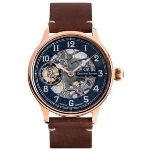 Carl von Zeyten Herren Uhr Armbanduhr Automatik Lahr Rosé CVZ0021RBL - Bild 1 von 1