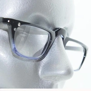 Purple Black Ombre Half Eye Reading Glasses Rhinestone Accent Sophisticate +1.25 - Picture 1 of 4